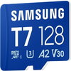 Памет Samsung 128GB micro SD Card T7 UHS-I Transfer Speed up to 170MB/s Class 10 U3 V30 A2