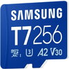 Памет Samsung 256GB micro SD Card T7 UHS-I Transfer Speed up to 170MB/s Class 10 U3 V30 A2