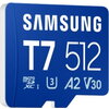 Памет Samsung 512GB micro SD Card T7 UHS-I Transfer Speed up to 170MB/s Class 10 U3 V30 A2