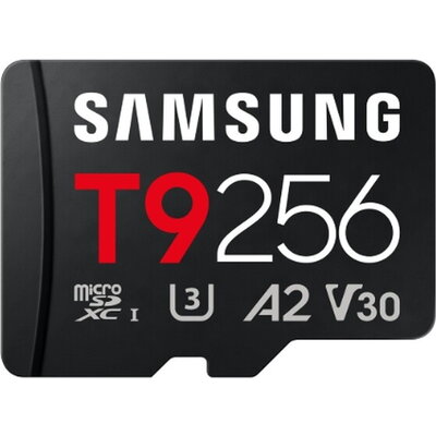 Памет Samsung 256GB micro SD Card T9 UHS-I Read 200MB/s - Write 130MB/s Class 10 U3 V30 A2 Памет Samsung 256GB micro SD Card T9 UHS-I Read 200MB/s - Write 130MB/s Class 10 U3 V30 A2