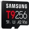 Памет Samsung 256GB micro SD Card T9 UHS-I Read 200MB/s - Write 130MB/s Class 10 U3 V30 A2