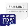 Памет Samsung 1TB micro SD Card PRO Plus with Adapter, UHS-I, Read 180MB/s - Write 130MB/s