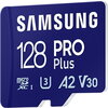 Памет Samsung 128GB micro SD Card PRO Plus with Adapter, UHS-I