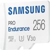 Памет Samsung 256 GB micro SD PRO Endurance, Adapter, Class10, Waterproof, Magnet-proof, Temperature-proof, X-ray-proof, Read 10