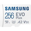 Памет Samsung EVO Plus 256GB microSD Card + Adapter, U3 V30 A2