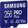 Памет Samsung 256GB micro SD Card PRO Plus with Adapter, UHS-I