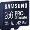 Карта памет Samsung PRO Ultimate, microSDXC, UHS-I, 256GB, Адаптер, UHS-I, U3, V30, A2