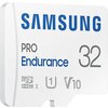 Памет Samsung 32 GB micro SD PRO Endurance, Adapter, Class10, Waterproof, Magnet-proof, Temperature-proof, X-ray-proof, Read 100