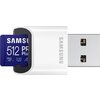 Памет Samsung 512GB Micro SD PRO Plus + Reader, Class10, Read 160MB/s - Write 120MB/s