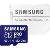 Памет Samsung 512GB micro SD Card PRO Plus with Adapter, UHS-I