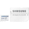 Памет Samsung 64GB micro SD Card EVO Plus with Adapter, Class10, Transfer Speed up to 160MB/s