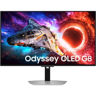 Монитор Samsung 32'' LS32HG800SU Odyssey OLED G8 4K 3840x2160 0.03ms 240Hz Glare Free DP 2.1 (UHBR20) & USB-C (98W) Silver Монитор Samsung 32'' LS32HG800SU Odyssey OLED G8 4K 3840x2160 0.03ms 240Hz Glare Free DP 2.1 (UHBR20) & USB-C (98W) Silver
