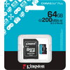 KINGSTON microSDXC Canvas Go Plus 64GB - A2 U3 V30 + Adapter