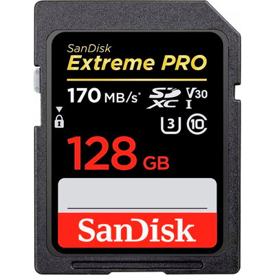 SanDisk Extreme PRO 128GB V60 UHS-II SD cards, 280/100MB/s,V60,C10,UHS-II, EAN: 619659202132