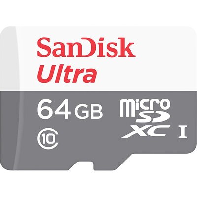 SanDisk Ultra Light microSDHC 64GB 100MB/s Class 10