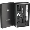 Prestigio Garda, smart wine opener, simple operation with 2 buttons, aerator, vacuum stopper preserver, foil cutter, opens up to