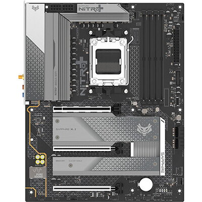 SAPPHIRE AMD B850 AM5 NITRO+ Ryzen R9/R7/R5, 4x DDR5 8000MHz, PCIE 5, 1x M.2 Gen5, 2x M.2 Gen4, LAN 2.5 Gbps, WIFI7, USB, ATX