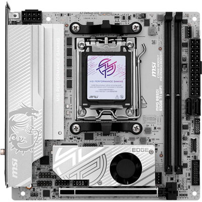 MSI MPG B850I EDGE TI WIFI, mITX, Socket AM5, Dual Channel DDR5 10000+MHz (OC), 1x PCIe x16 slot, 2x M.2 slot, 1x HDMI, 3x USB 3