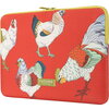 Tucano SLEEVE SCHIZZO Laptop 15", FAUNA GALLINE ORANGE