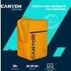 CANYON cabin size backpack for 15.6" laptop ,polyester ,yellow
