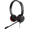 JABRA Evolve 20 SE, Stereo MS, USB C/A adapter, Leather
