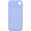 Твърд диск Verbatim Pocket SSD USB 3.2 Gen 2 1TB White/Light Blue incl. two rubber sleeves