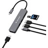 USB хъб Verbatim USB-C Essentials Multiport Hub 6 Port with card reader