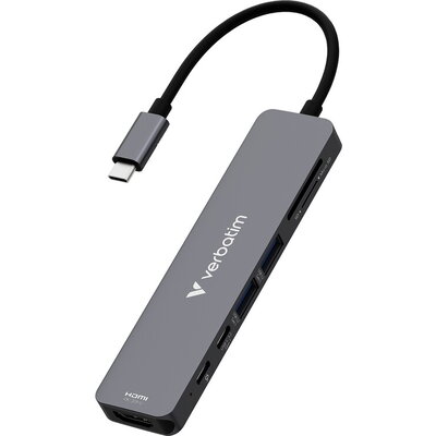 USB хъб Verbatim USB-C Essentials Multiport Hub 7 Port