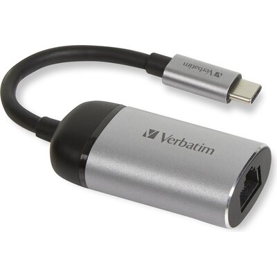 Адаптер Verbatim USB-C to Gigabit Ethernet Adapter 10cm Cable