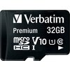 Памет Verbatim micro SDHC 32GB Class 10 (Incl. Adaptor)