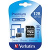 Памет Verbatim micro SDXC 128GB Class 10 (Incl. Adaptor)