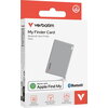 Проследяващо устройство Verbatim MYFCR-01S My Finder Card Bluetooth Item Finder 1 pack Silver