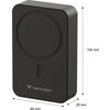 Външна батерия Verbatim Charge 'n' Go Essentials Power Bank Magnetic Wireless 20000mAh Black