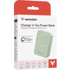 Външна батерия Verbatim Charge 'n' Go Essentials Power Bank Magnetic Wireless 20000mAh Green