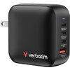 Зарядно устройство Verbatim Mini GaN Charger 100W 4 Port US plug with EU and UK adaptors