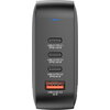 Зарядно устройство Verbatim Mini GaN Charger 165W 4 Port US plug with EU and UK adaptors
