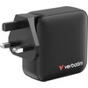 Зарядно устройство Verbatim Mini GaN Charger 165W 4 Port US plug with EU and UK adaptors