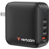 Зарядно устройство Verbatim Mini GaN Charger 165W 4 Port US plug with EU and UK adaptors