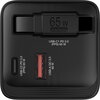 Зарядно устройство Verbatim Mini GaN Charger 65W 2 Port retractable cable display US plugs with EU and UK adaptors