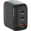 Зарядно устройство Verbatim Mini GaN Charger 65W with Display