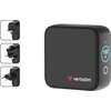Зарядно устройство Verbatim Mini GaN Charger 100W with Display