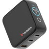 Зарядно устройство Verbatim Mini GaN Charger 100W with Display