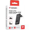 Зарядно устройство Verbatim Fold 'n' Go GaN Charger 65W EU plug Black