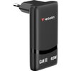 Зарядно устройство Verbatim Fold 'n' Go GaN Charger 65W EU plug Black