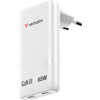 Зарядно устройство Verbatim Fold 'n' Go GaN Charger 65W EU plug White