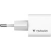 Зарядно устройство Verbatim Mini GaN Charger 20W EU plug