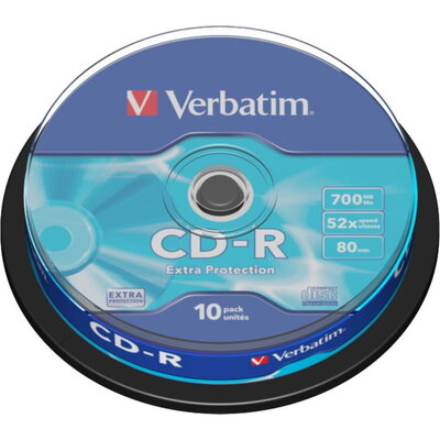 Медия Verbatim CD-R 700MB 52X EXTRA PROTECTION SURFACE (10 PACK)