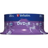 Медия Verbatim DVD+R AZO 4.7GB 16X MATT SILVER SURFACE (25 PACK)