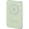 Външна батерия Verbatim MCP-10GN Power Pack 10000 mAh with UBS-C® PD 20W / Magnetic Wireless Charging 15W Green