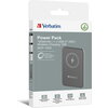 Външна батерия Verbatim MCP-10GY Power Pack 10000 mAh with UBS-C® PD 20W / Magnetic Wireless Charging 15W Grey